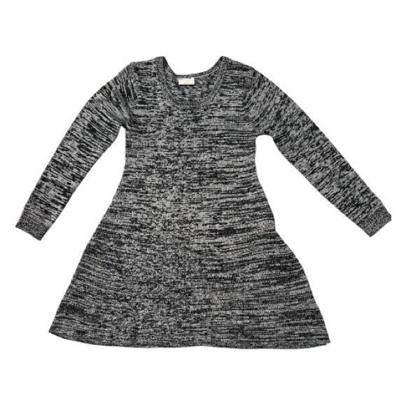 Bobbie Brooks Marled Knit‎ Sweater Dress Women’s Large Gray Black NWT - Picture 7 of 14